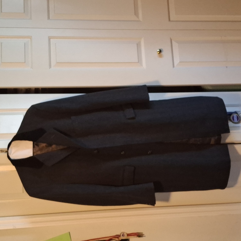 Ashford and Reede Mens England Lambswool Overcoat 44R Excellent Condition